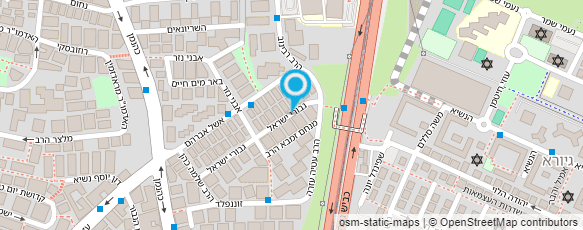 מפת הגעה אל טכנאי גז מוסמך מרכז