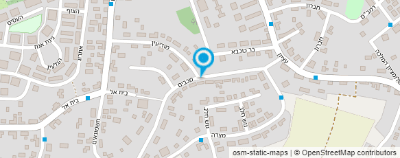 מפת הגעה אל כמעיין המתגבר ישראל