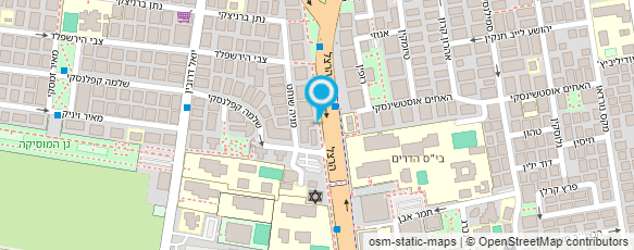 מפת הגעה אל וטרינר בהרצל