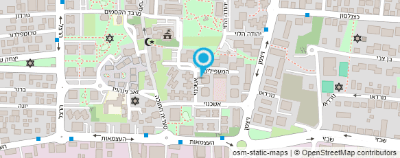 מפת הגעה אל סקיי מספרה לכלבים