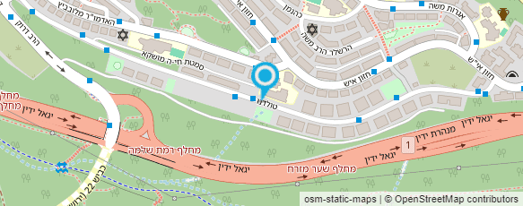 מפת הגעה אל גולד קי נדל"ן מנחם כהן