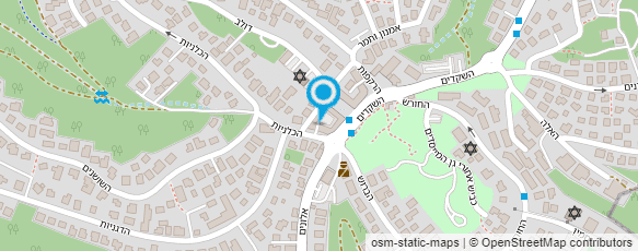 מפת הגעה אל פיצה פדאל קריית טבעון