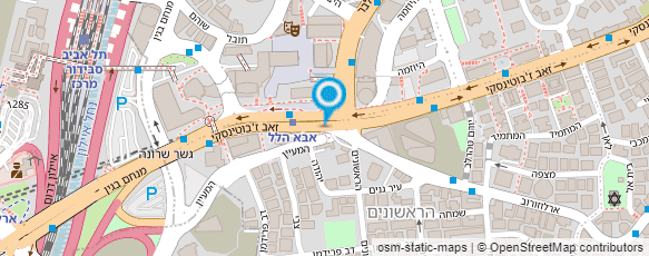 מפת הגעה אל הפלאפל של יוסי