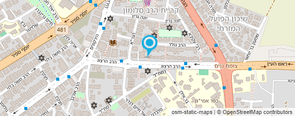 מפת הגעה אל הרב דוד אדרי מוהל מוסמך