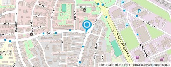 מפת הגעה אל פיצה השלום באר שבע