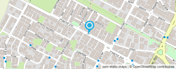 מפת הגעה אל יוסי זוהר מורה נהיגה