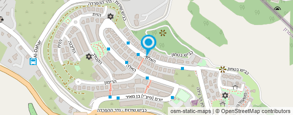 מפת הגעה אל לינור מורה לנהיגה בירושלים