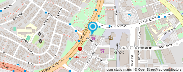 מפת הגעה אל משרד עו"ד אושרי- נווה