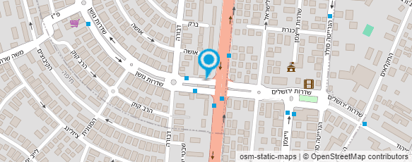 מפת הגעה אל השניצליה  בגושן-קריית מוצקין