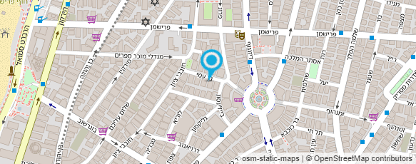 מפת הגעה אל דר יצחק שר רופא שיניים