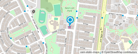 מפת הגעה אל המרכז לפסיכולוגיה פרודוקטיבית