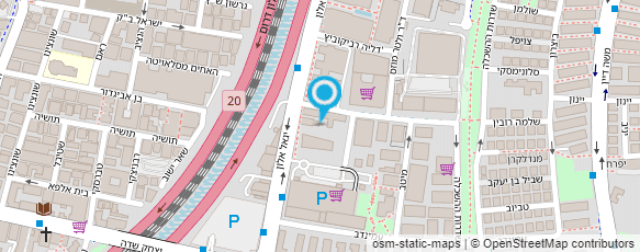 מפת הגעה אל שיפודי הנכדים תל אביב