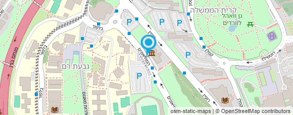 מפת הגעה אל העברית קפה וסושי