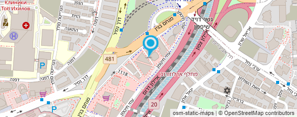 מפת הגעה אל היחידה להסרת צו מבנה מסוכן