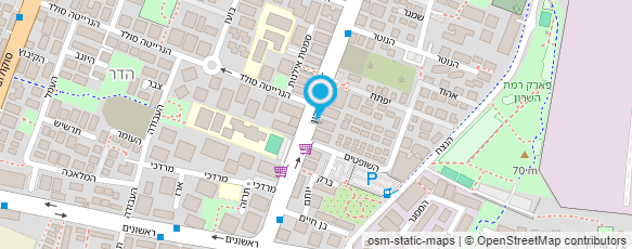 מפת הגעה אל ZEN Massage • זן מסאז׳