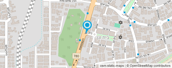 מפת הגעה אל פותח את ידיך