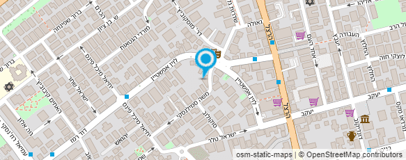 מפת הגעה אל מוניות מכבי רחובות סמילנסקי