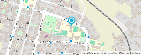 מפת הגעה אל מוניות גני אביב לוד