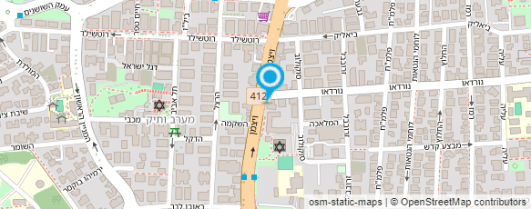 מפת הגעה אל פיצה רוזינה