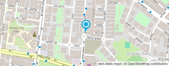 מפת הגעה אל אחוזת חולון