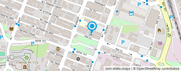 מפת הגעה אל עו"ד ונוטריון בן שושן - אורי