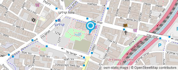 מפת הגעה אל המרכז לעבודות גבס