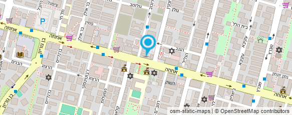 מפת הגעה אל פיצה צ'יז