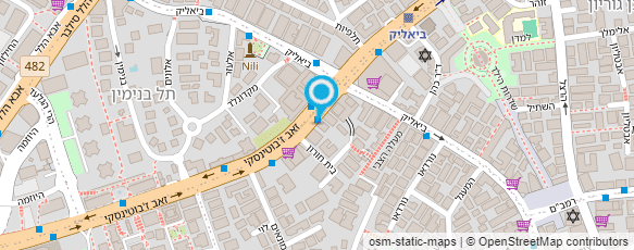 מפת הגעה אל עוף בגריל בטעם של פעם