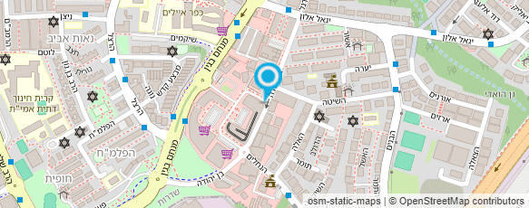 מפת הגעה אל כוכבית סלון בוטיק שמלות ערב