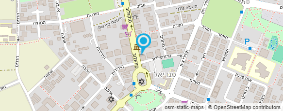 מפת הגעה אל דנטיסטה מפת הגעה אל דנטיסטה