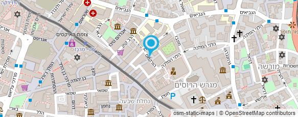 מפת הגעה אל חצי תוכי ירושלים