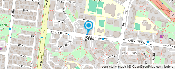 מפת הגעה אל ספיד וואש פנצ'רייה ורחיצת רכב