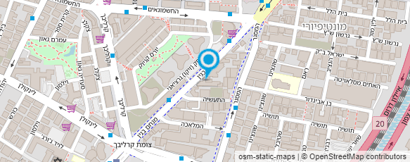 מפת הגעה אל עורכת דין אוולין ויילר קליין