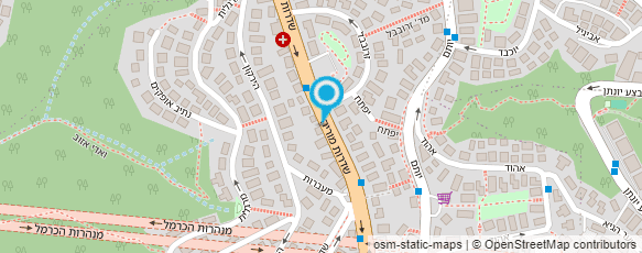 מפת הגעה אל ד"ר תמר קורן רופאת עור מין