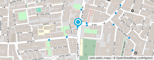 מפת הגעה אל בית ספר לשחייה האלמוג