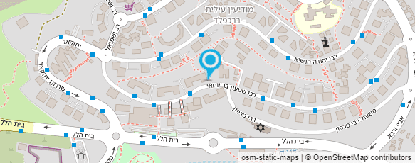מפת הגעה אל רב עורך חופות