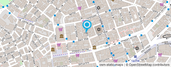מפת הגעה אל מלון אלברטו