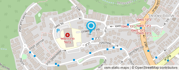מפת הגעה אל ד"ר לוסי מרקין אונקולוגית