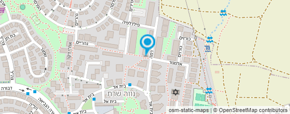 מפת הגעה אל און יחזקאל גידור אתרי בנייה