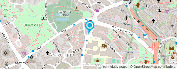 מפת הגעה אל נתי'ס סוכנות נסיעות