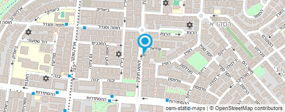 מפת הגעה אל אופטיקה "עקיבא"