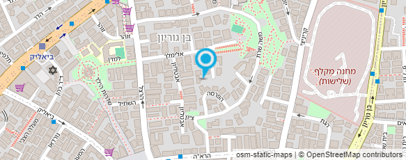 מפת הגעה אל עיסוי תאילנדי ברמת גן - שי תאי