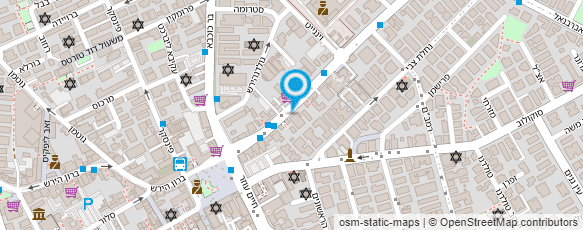 מפת הגעה אל פיצה סטורי - פתח תקווה