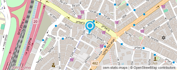 מפת הגעה אל משרד עורכי דין יניב אברהמוב