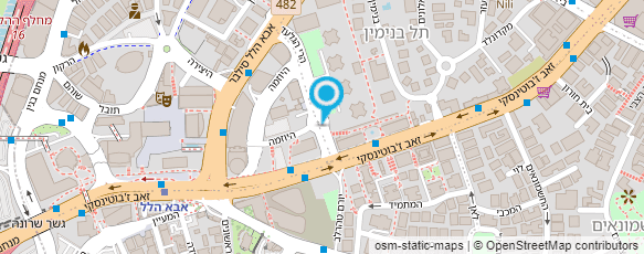 מפת הגעה אל היחידה לשיקום מבנים