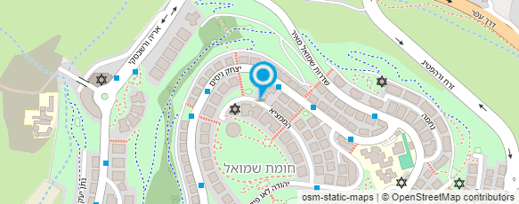 מפת הגעה אל עבודה עברית הממציא פרויקטים