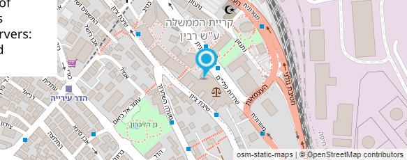 מפת הגעה אל עורך דין אברהם צור - דיני משפחה וירושה