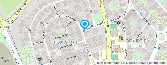 מפת הגעה אל רועי שלום יועץ משכנתאות ושמאי מקרקעין