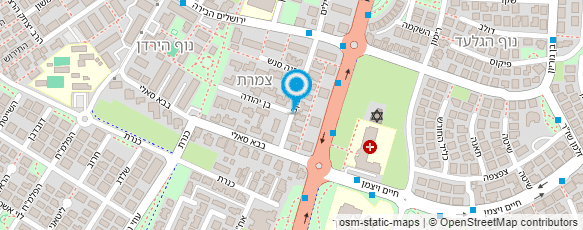 מפת הגעה אל ש.מרדכי עבודות עפר ופיתוח