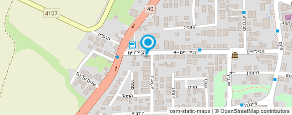 מפת הגעה אל מו-פיצה